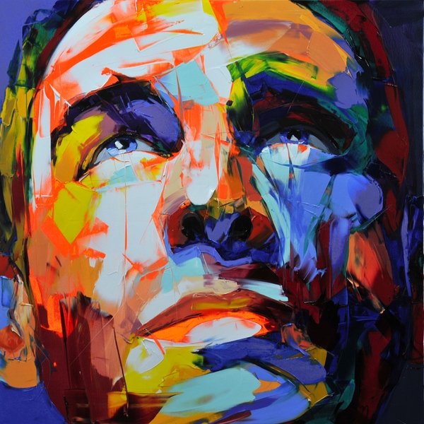 Francoise Nielly Portrait Palette Painting Expression Face051